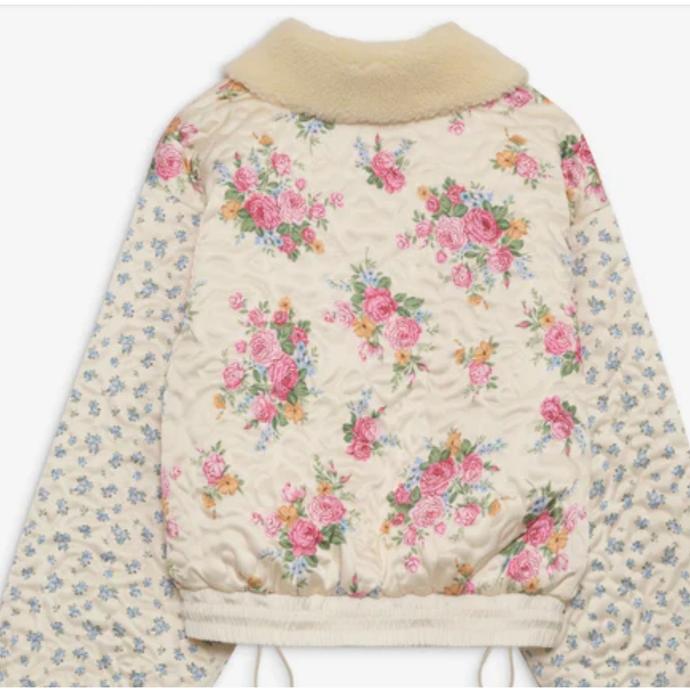 🍋For Love and Lemons Marlee Cropped Puffer Coat - Picture 9 of 16